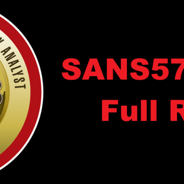 SANS575 review